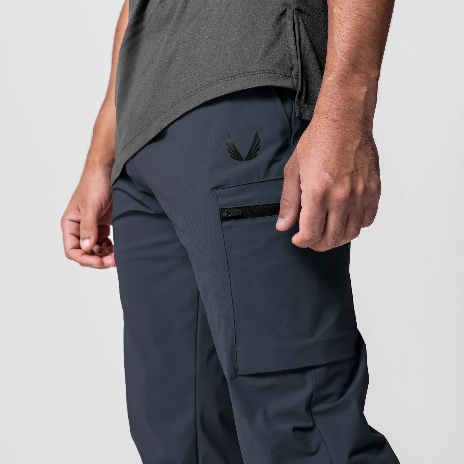 0656. Tetra-Lite® Standard Zip Jogger - Navy