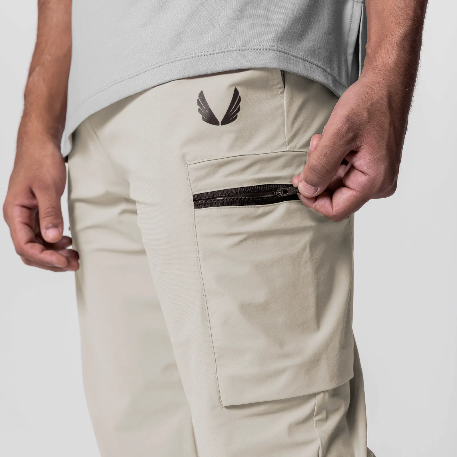 0656. Tetra-Lite® Standard Zip Jogger - Sand Smoke