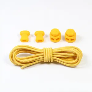 1Pair Locking Shoe Laces Unisex
