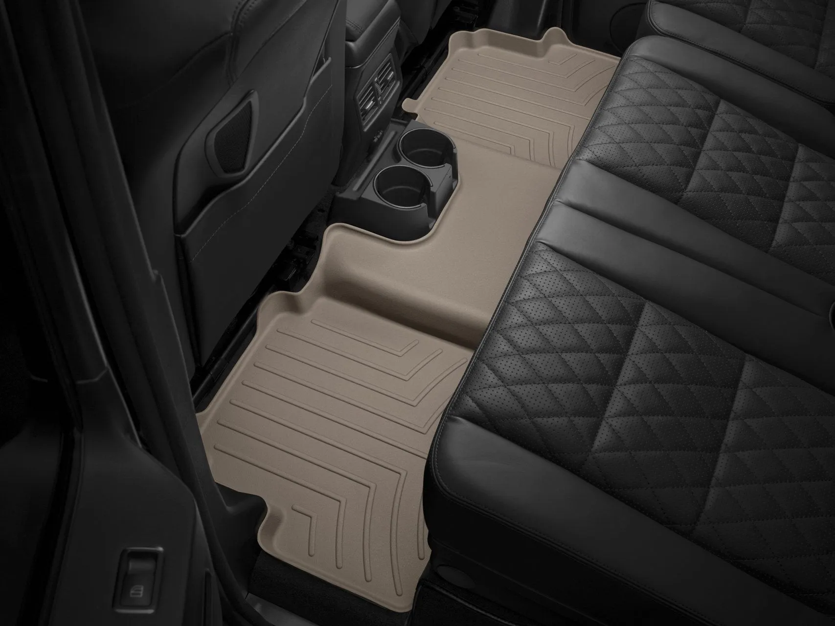 2015-2018 Ford F-150-Weathertech Floor Liners-Full Set 1st Row Bucket Seating (Includes 1st and 2nd Row)-Fits Supercrew Models Only-Black