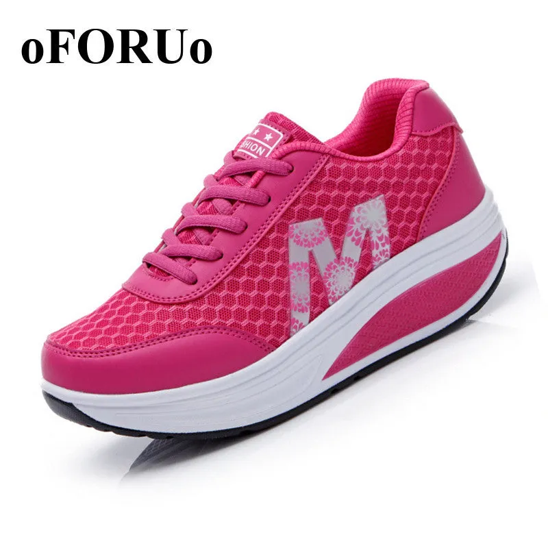 2016 Slimming women running shoes women sneakers Women Platform Fitness Shoes Lady Spring Summmer Fitness shoes #2716