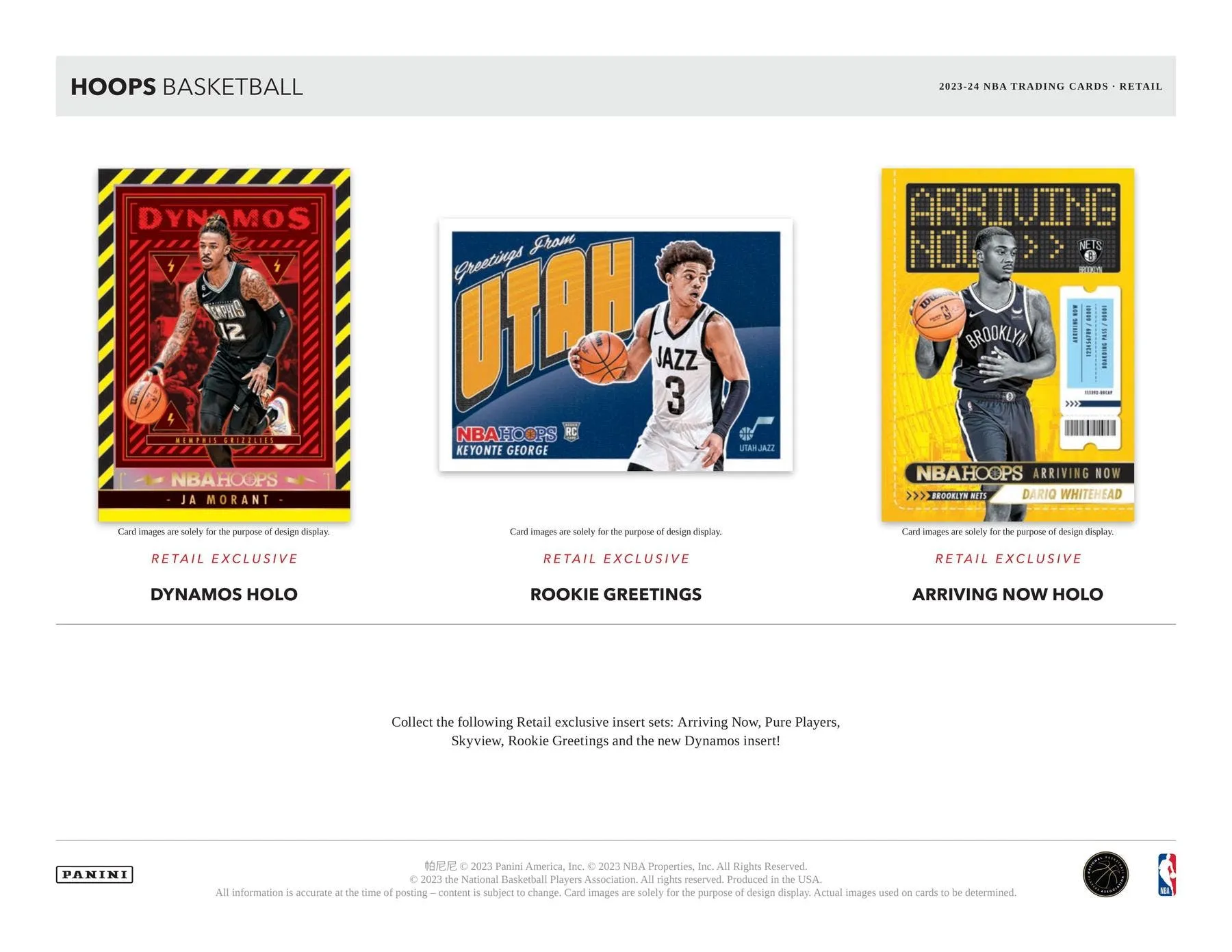 2023-24 Panini NBA Hoops Basketball 6-Pack Blaster Box