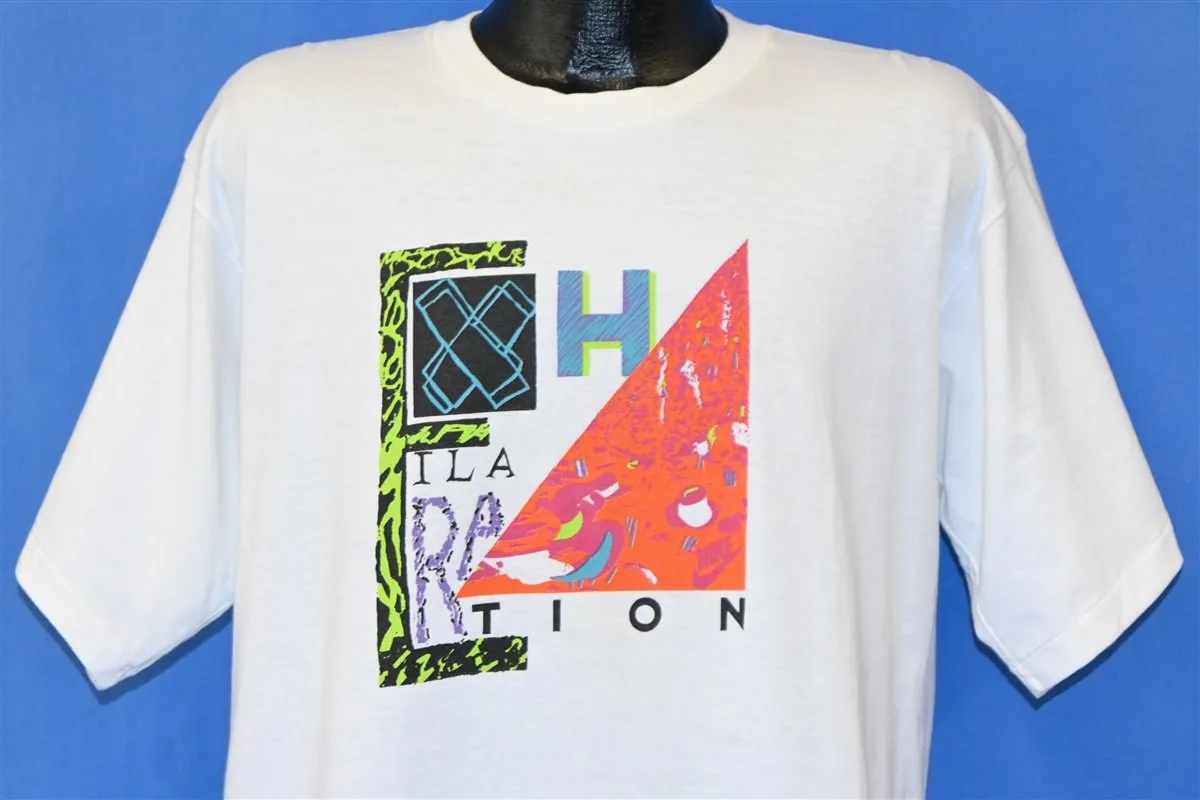 90s Nike Exhilaration Sports Abstract Geometric t-shirt Medium