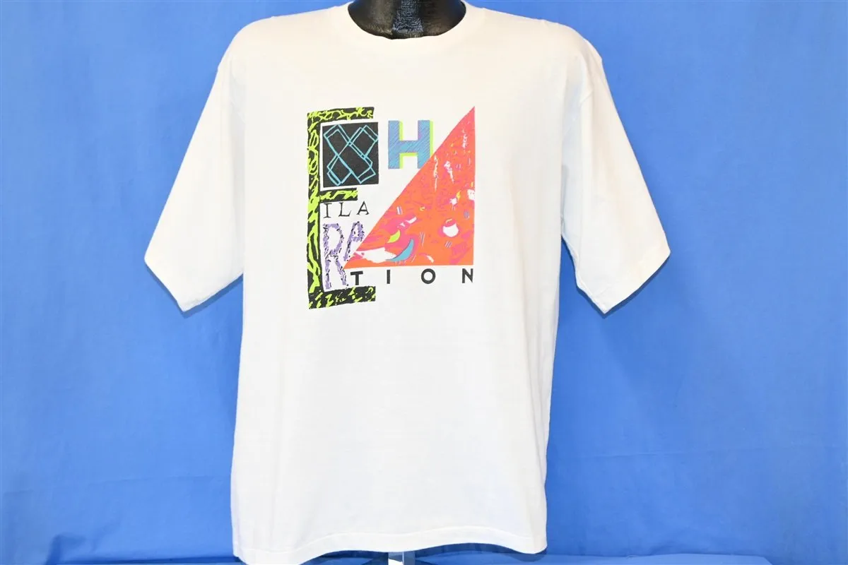 90s Nike Exhilaration Sports Abstract Geometric t-shirt Medium