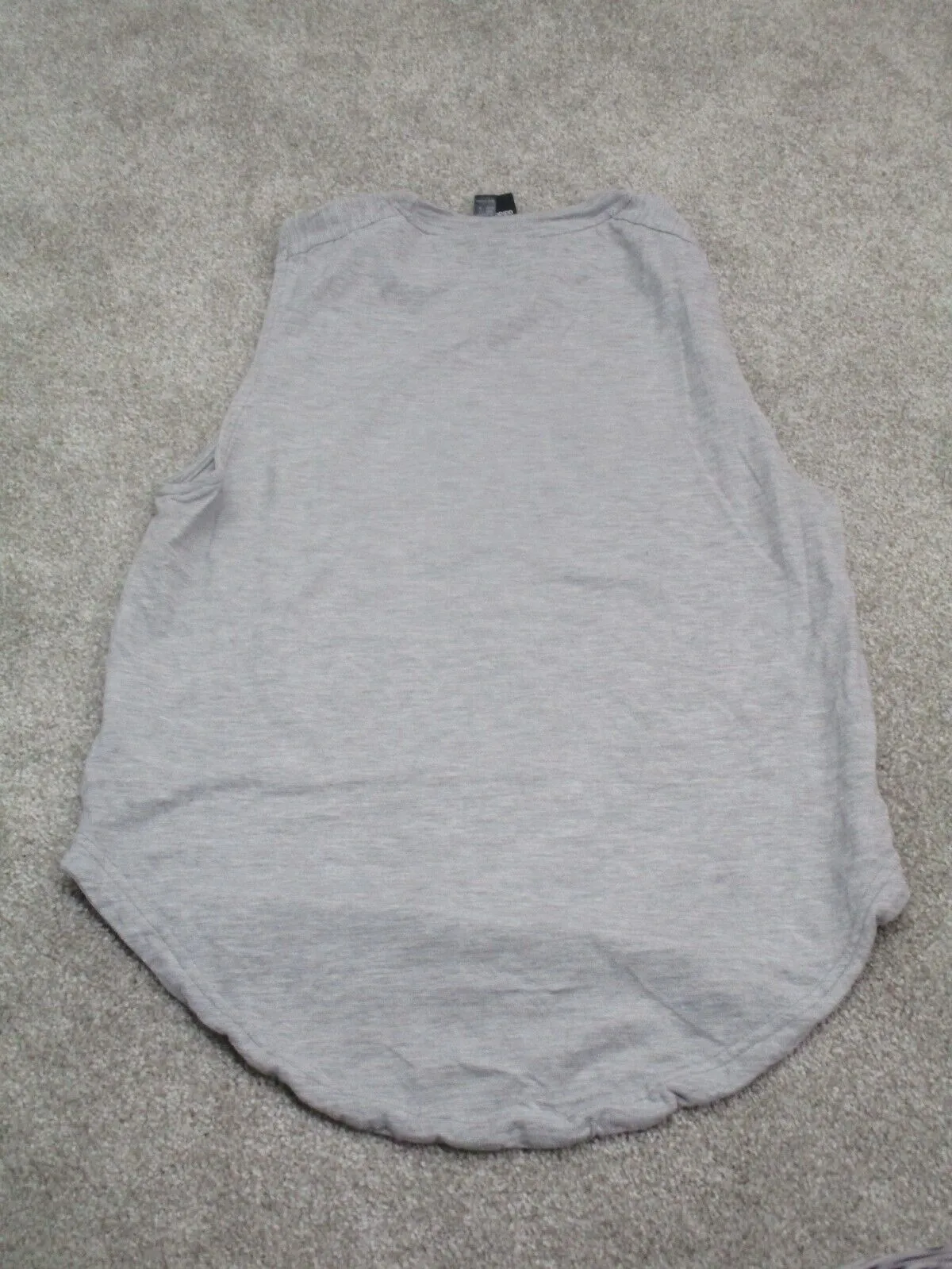 Adidas Basketball Shirt Girls Size XS Gray Sleeveless Athletic Fit Graphic Shirt