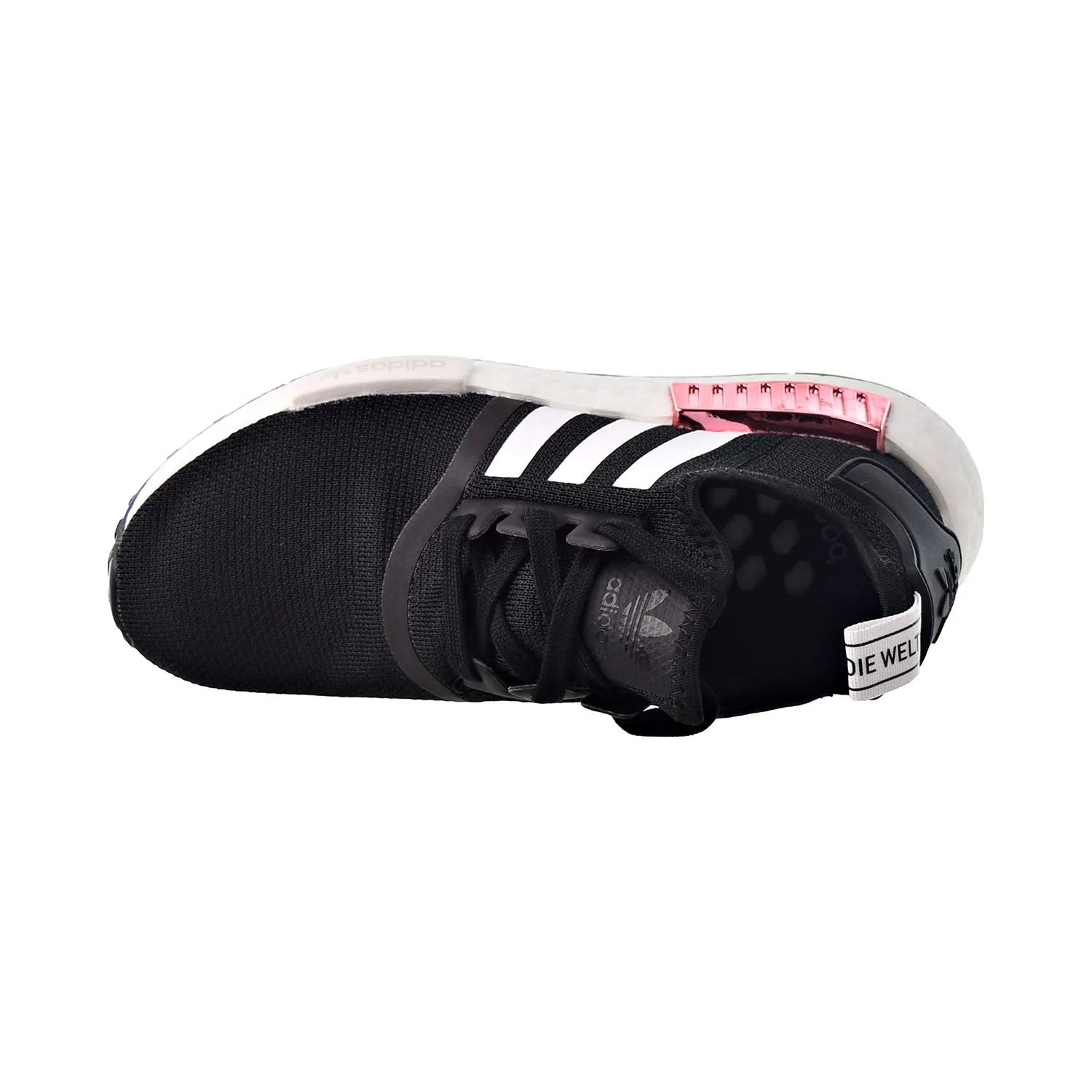 Adidas NMD R1 Women's Shoes Black-White-Pink