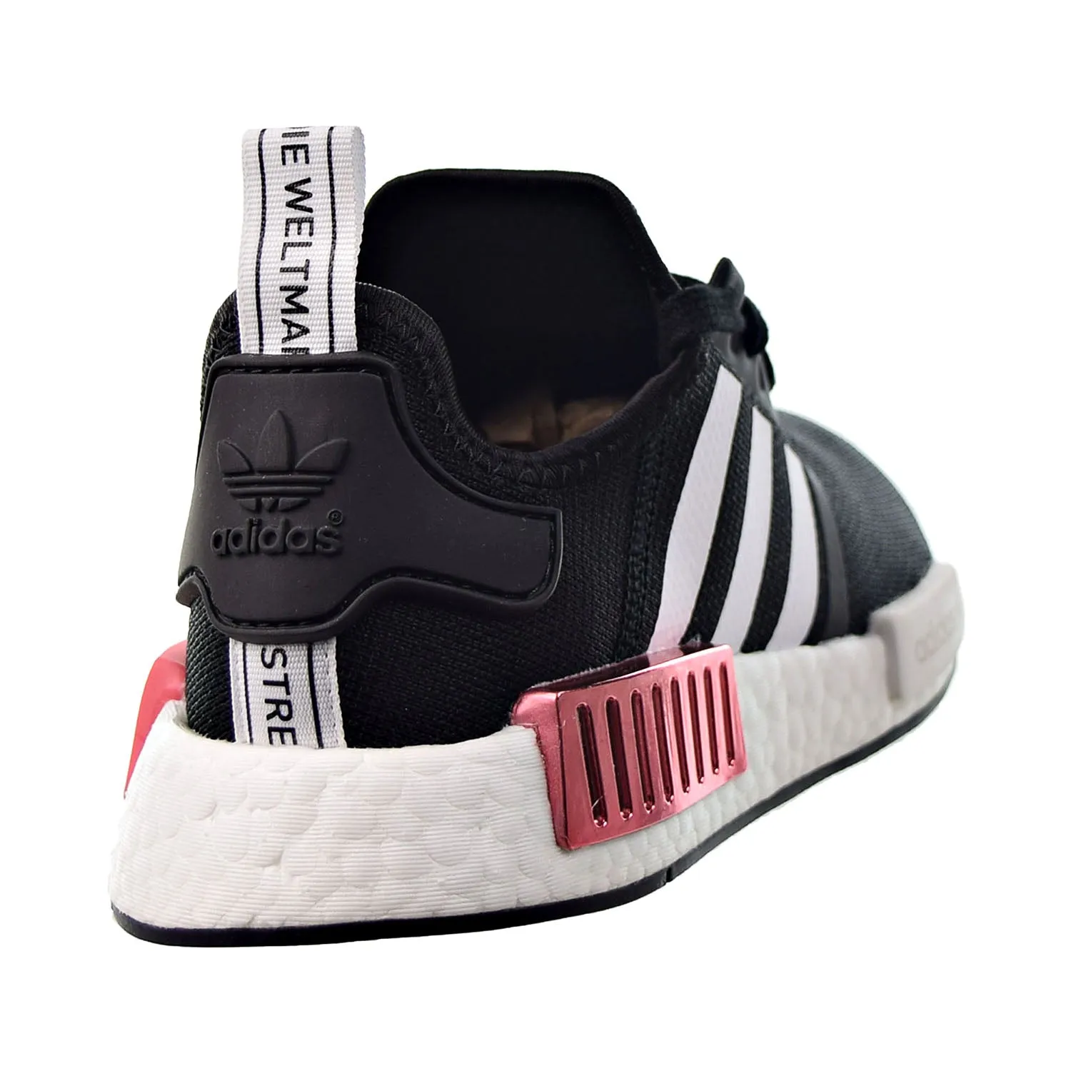 Adidas NMD R1 Women's Shoes Black-White-Pink