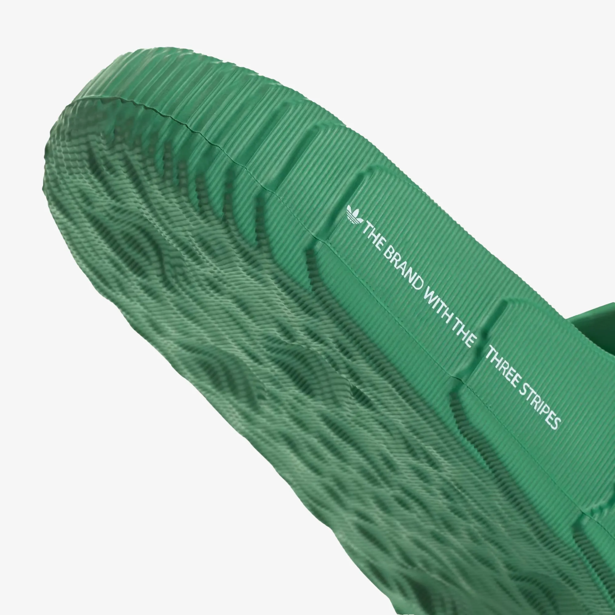 Adidas Originals | ADILETTE 22 SLIDES  { GREEN / CLOUD WHITE / GREEN