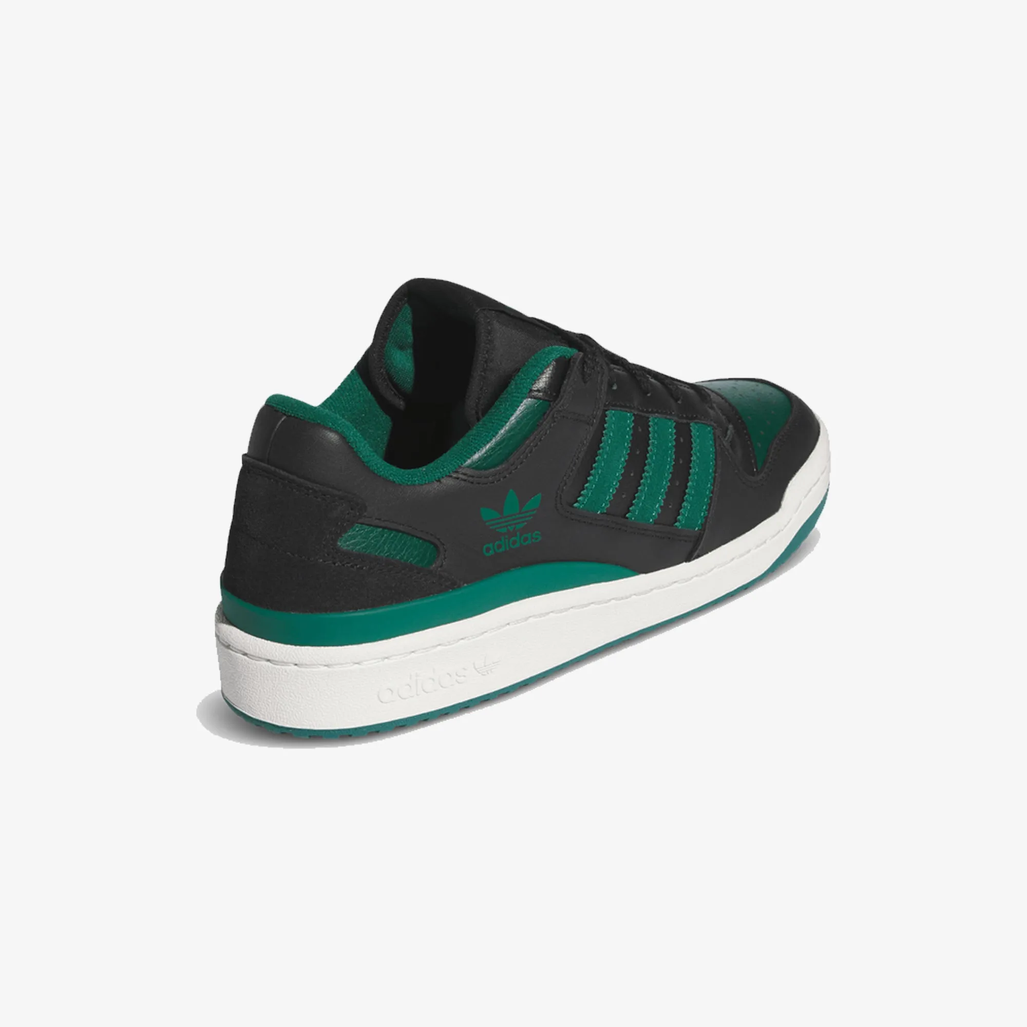 Adidas Originals | FORUM LOW CL  { CORE BLACK/COLLEGIATE GREEN/CLOUD WHITE