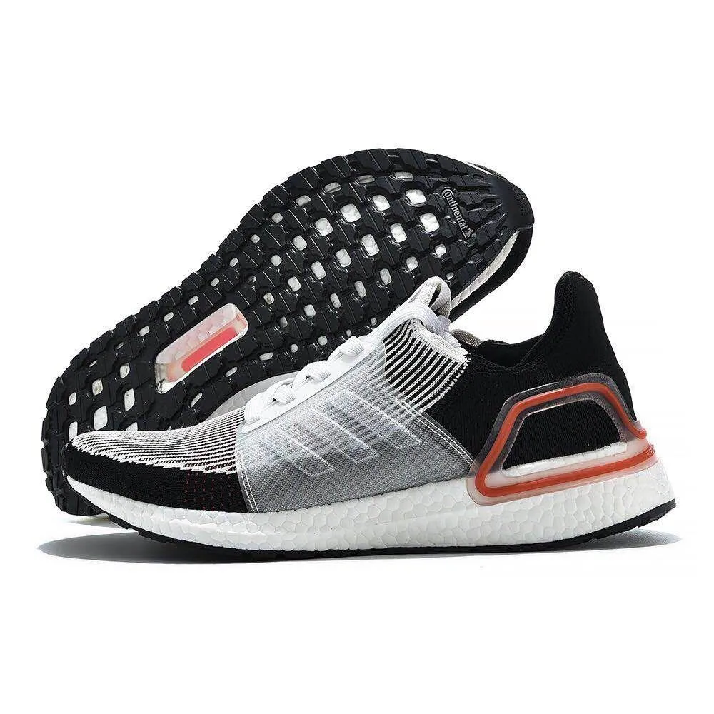 Adidas Ultra Boost 19 Black/White With Red Sneakers