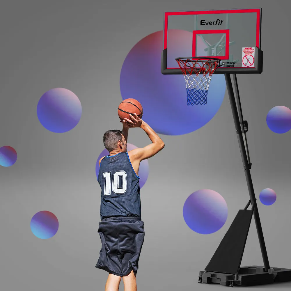 Adjustable 3.05M Basketball Hoop Stand with PC Backboard by Everfit