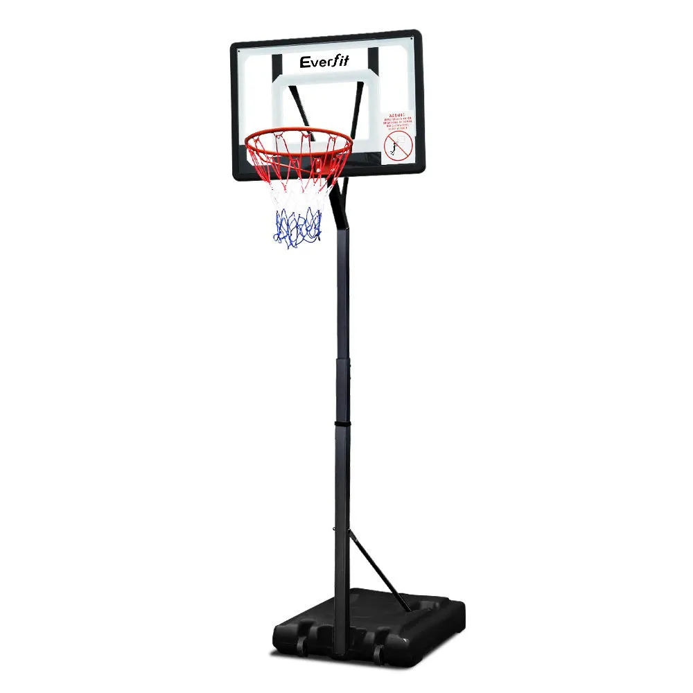 Adjustable Portable Basketball Hoop with 32" Backboard