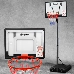 Adjustable Portable Basketball Hoop with 32" Backboard