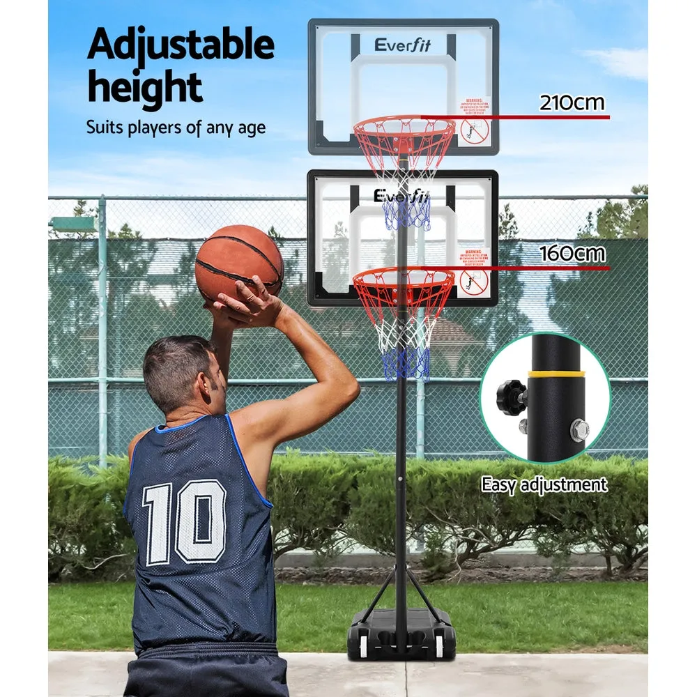 Adjustable Portable Basketball Stand, 32" Backboard, Everfit