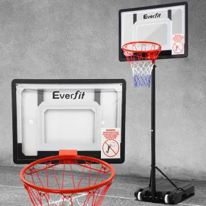 Adjustable Portable Basketball Stand, 32" Backboard, Everfit