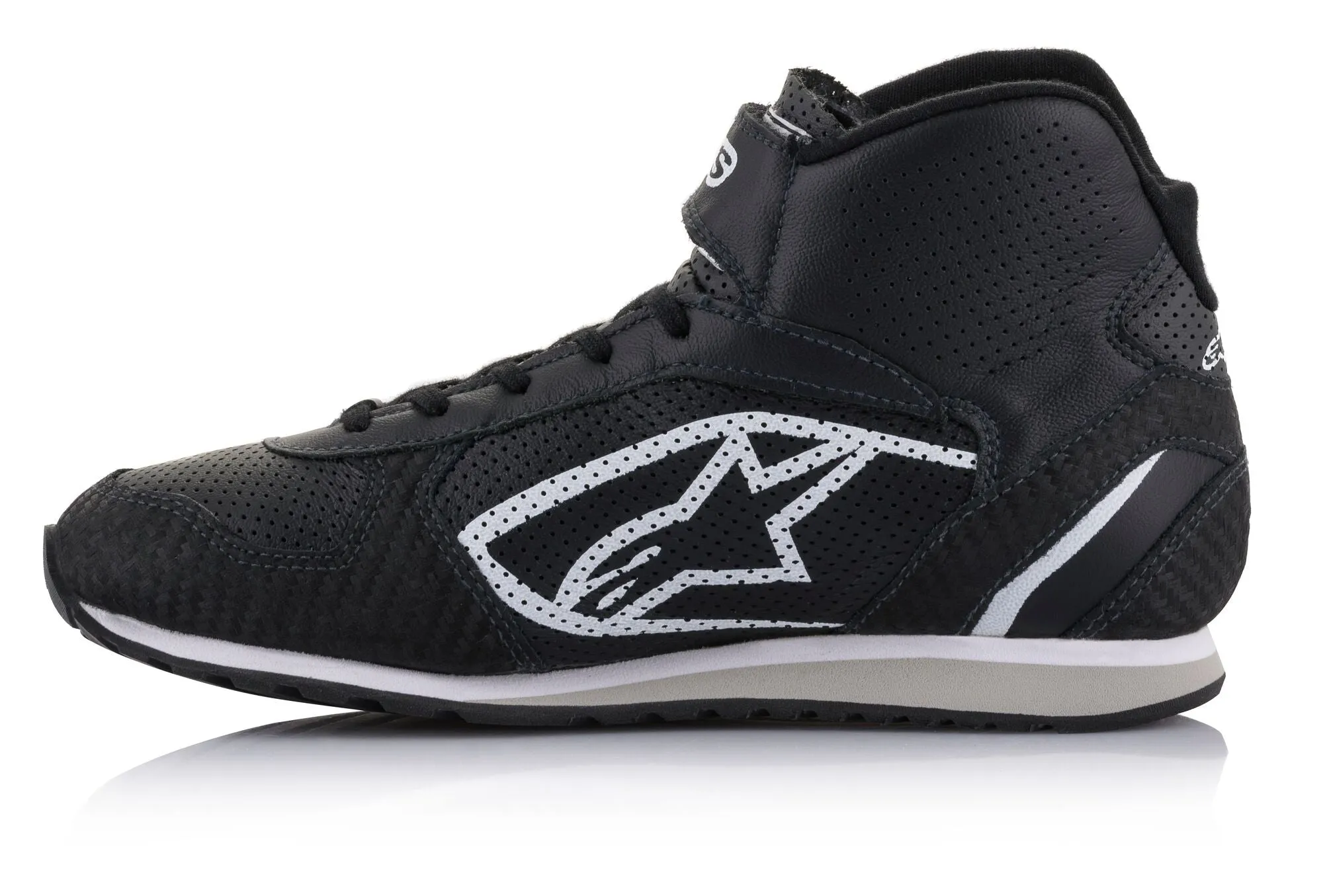 ALPINESTARS 2719021_12_8 Mechanic's shoes RADAR, FIA 8856-2018, black/white, Size 41