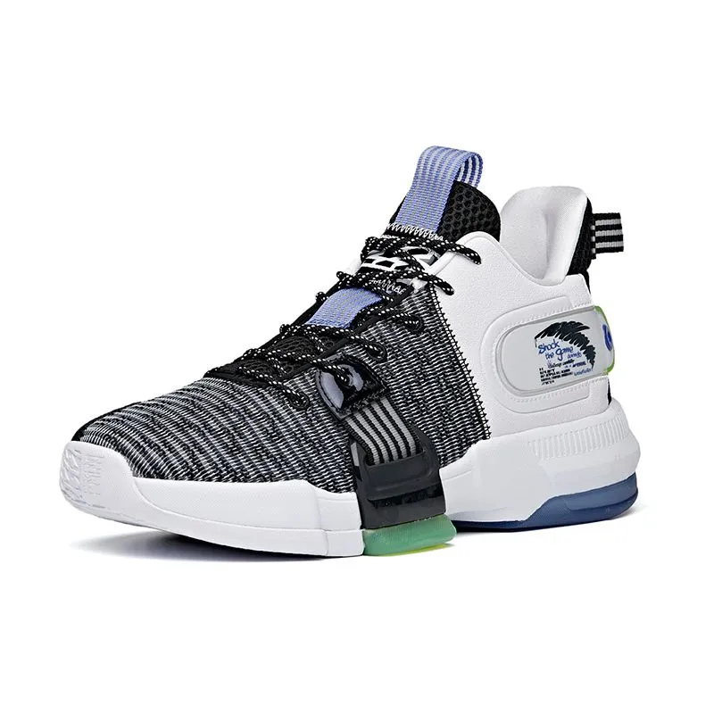 Anta Men's Shock The Game "Daringly" 2.0 Black/White/Green