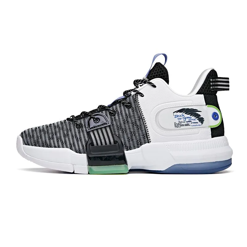 Anta Men's Shock The Game "Daringly" 2.0 Black/White/Green