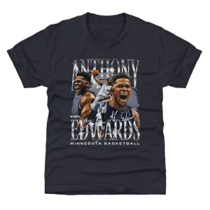 Anthony Edwards Youth 500 Level Navy Premium Name Tee