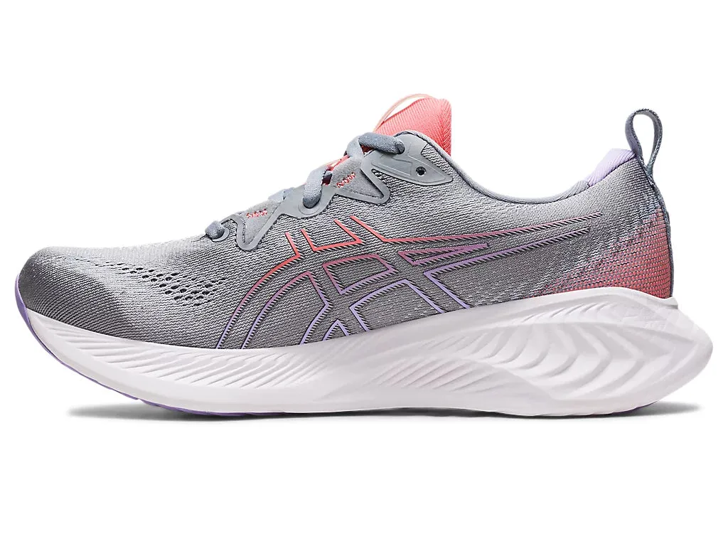 Asics Womens Gel Cumulus 25 Wide- Sheet Rock/Papya (1012B439-020)