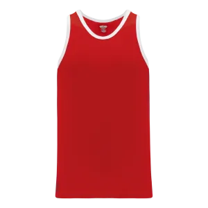 Athletic Knit (AK) B1325L-208 Ladies Red/White League Basketball Jersey