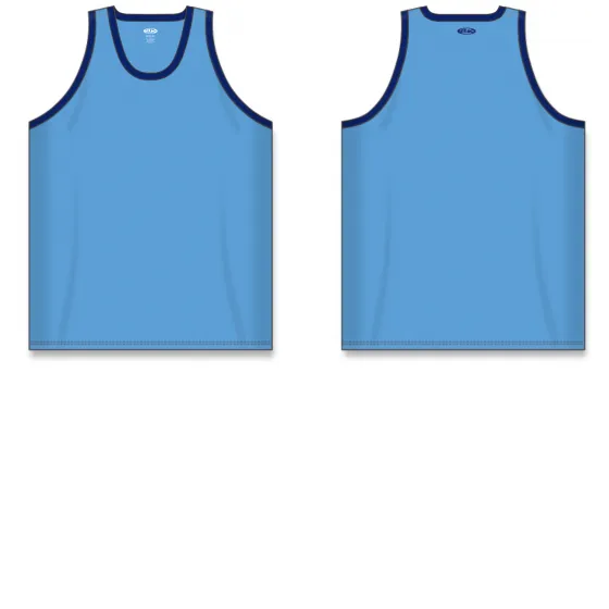 Athletic Knit (AK) B1325M-232 Mens Sky Blue/Navy League Basketball Jersey