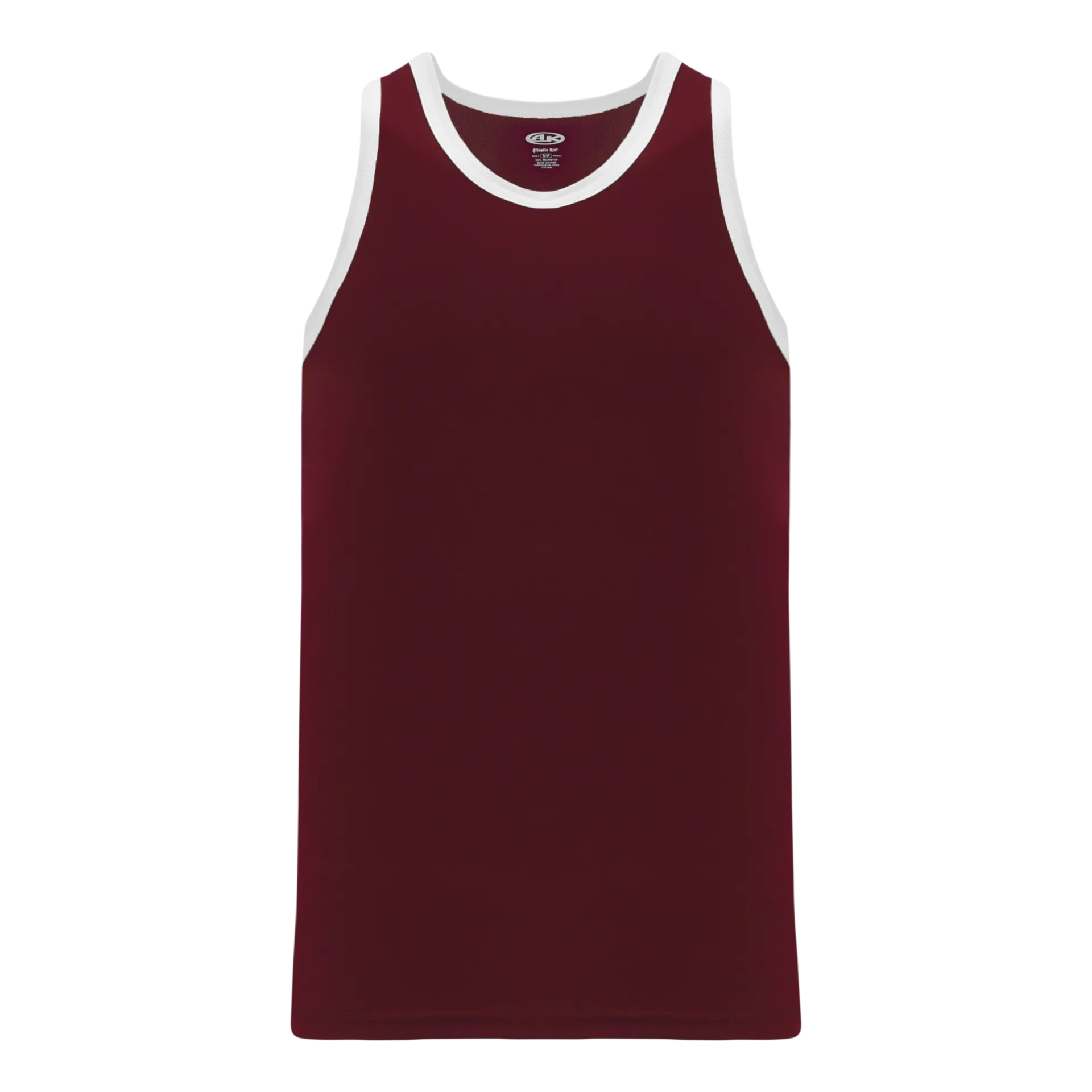 Athletic Knit (AK) B1325M-233 Mens Maroon/White League Basketball Jersey