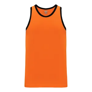 Athletic Knit (AK) B1325M-263 Mens Orange/Black League Basketball Jersey