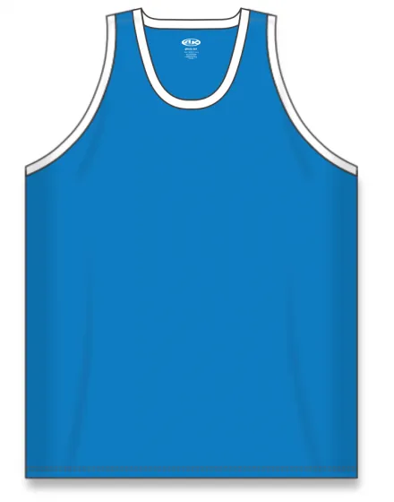 Athletic Knit (AK) B1325M-289 Mens Pro Blue/White League Basketball Jersey