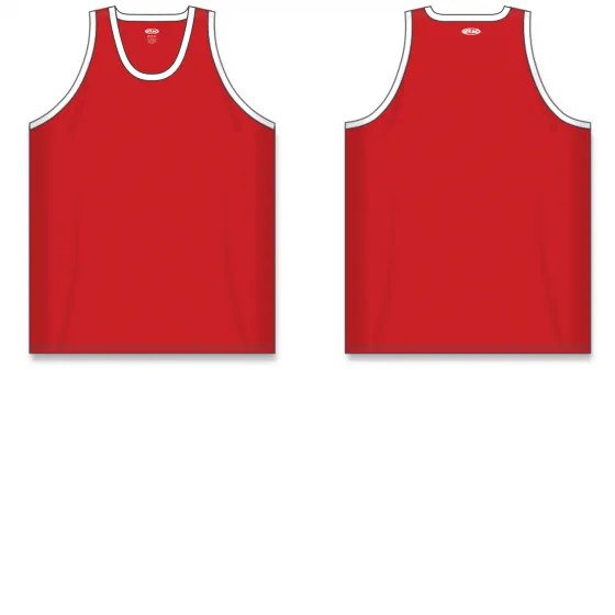 Athletic Knit (AK) B1325Y-208 Youth Red/White League Basketball Jersey