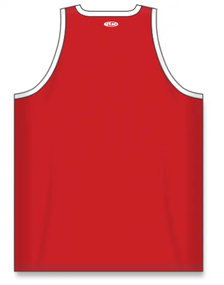 Athletic Knit (AK) B1325Y-208 Youth Red/White League Basketball Jersey