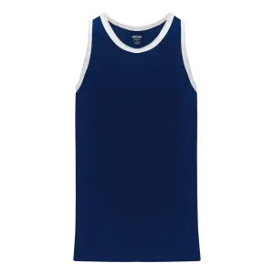 Athletic Knit (AK) B1325Y-216 Youth Navy/White League Basketball Jersey