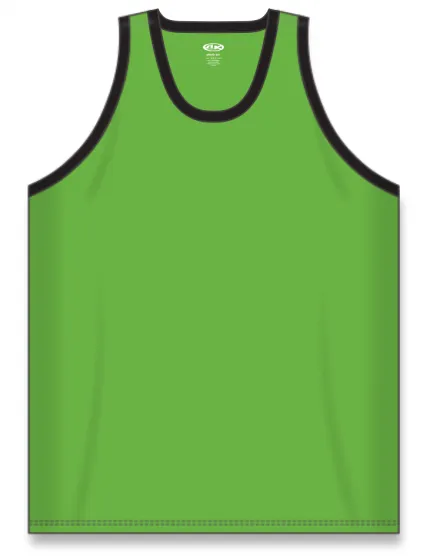 Athletic Knit (AK) B1325Y-269 Youth Lime Green/Black League Basketball Jersey