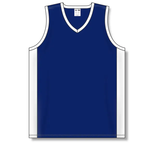 Athletic Knit (AK) B2115L-216 Ladies Navy/White Pro Basketball Jersey