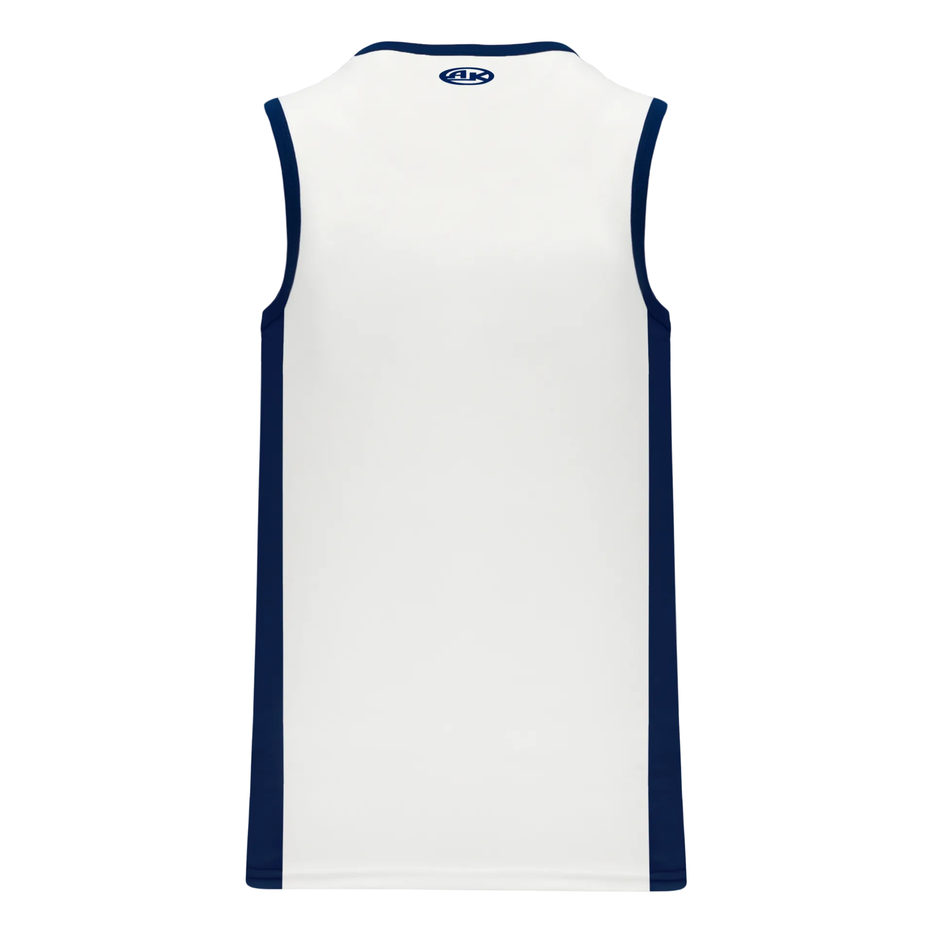 Athletic Knit (AK) B2115L-217 Ladies White/Navy Pro Basketball Jersey