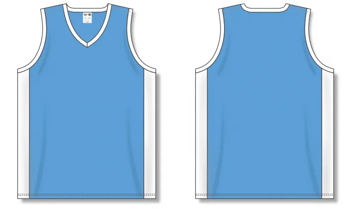 Athletic Knit (AK) B2115L-227 Ladies Sky Blue/White Pro Basketball Jersey