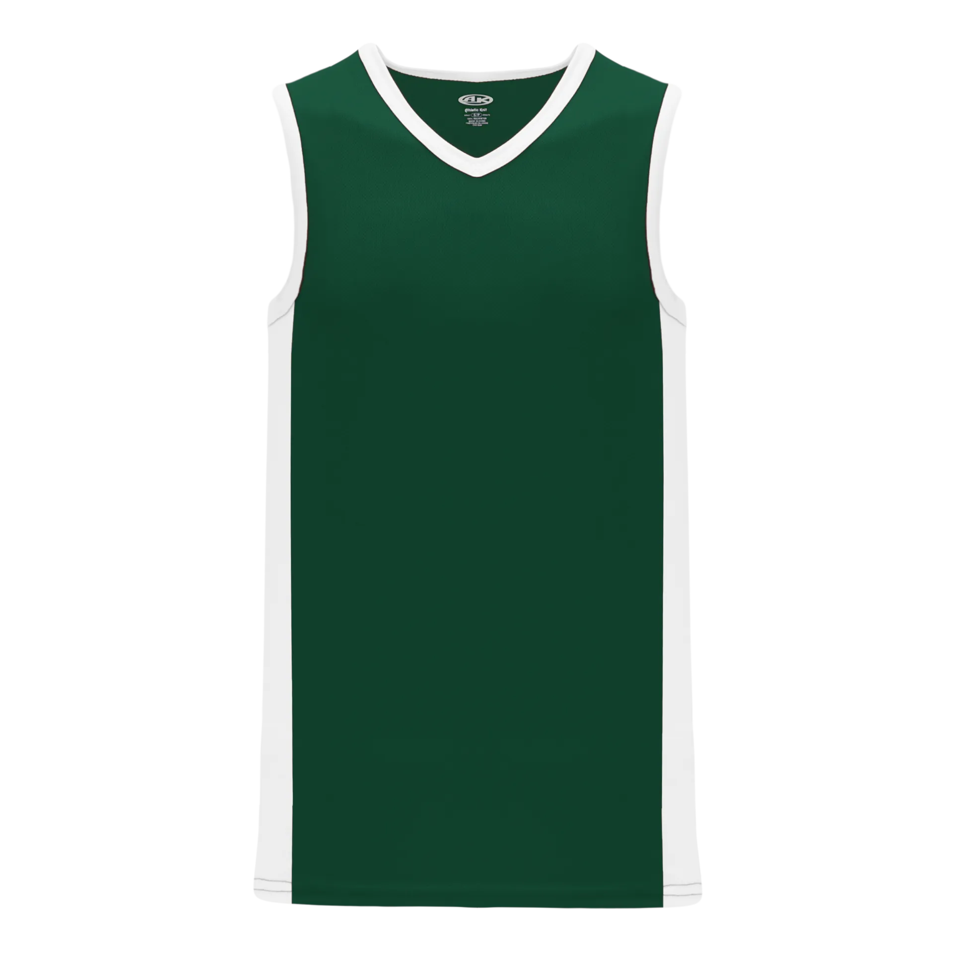 Athletic Knit (AK) B2115L-260 Ladies Dark Green/White Pro Basketball Jersey