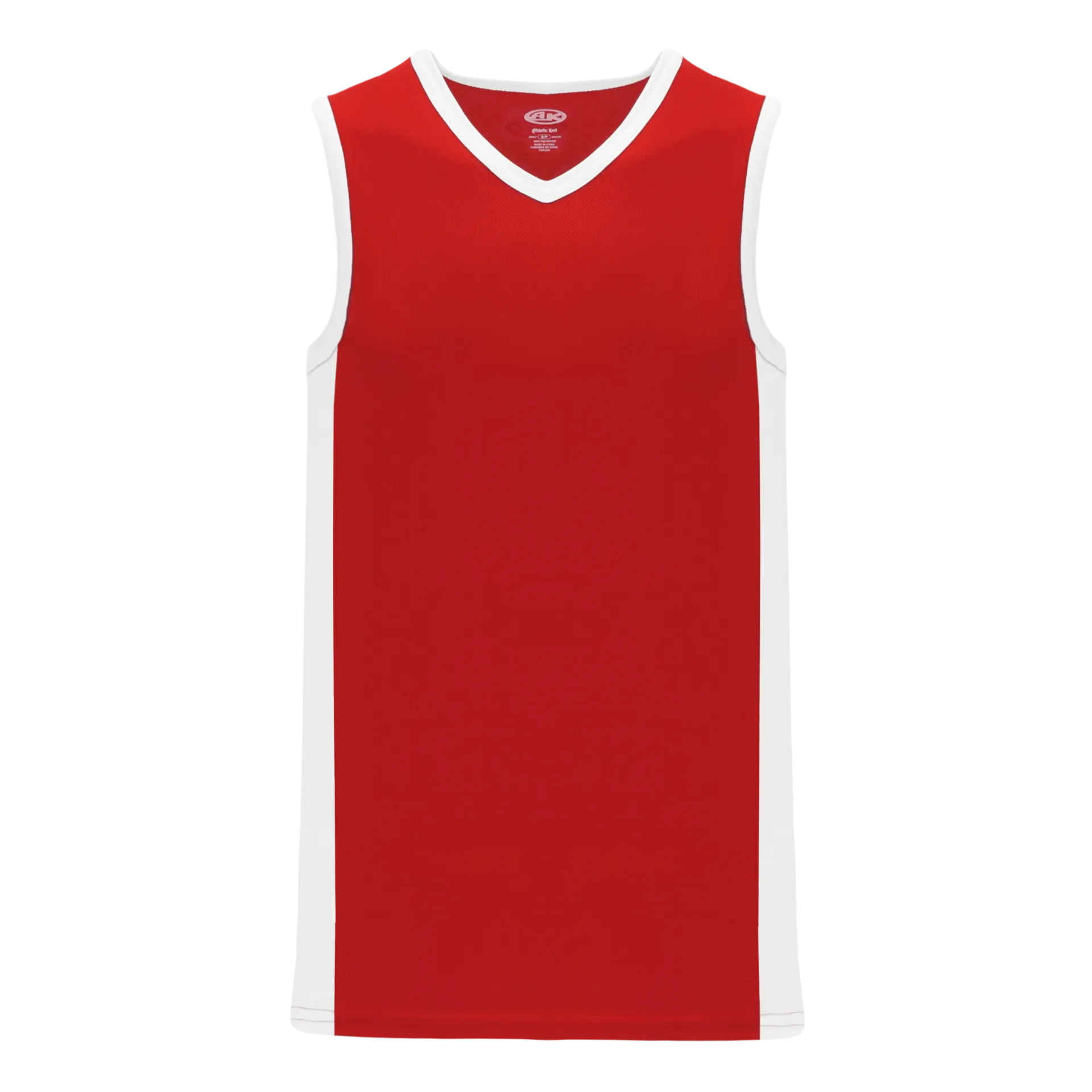 Athletic Knit (AK) B2115M-208 Mens Red/White Pro Basketball Jersey