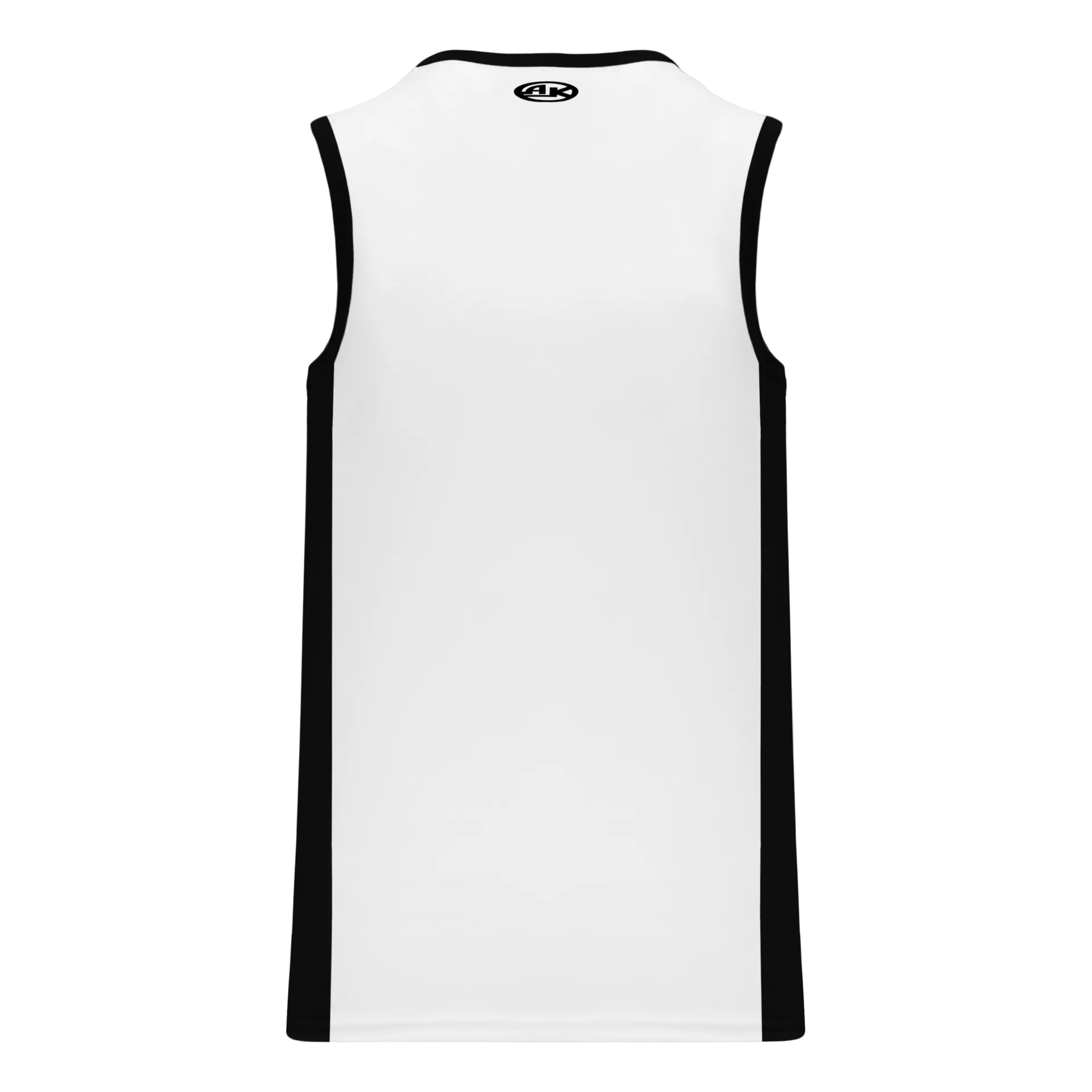 Athletic Knit (AK) B2115M-222 Mens White/Black Pro Basketball Jersey