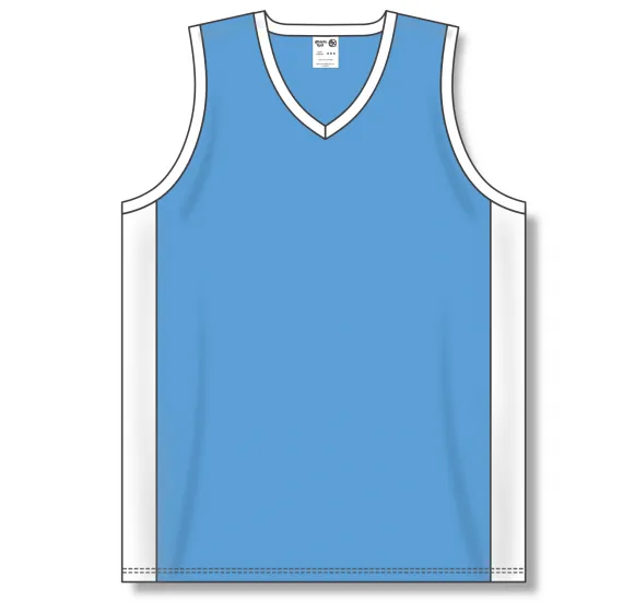 Athletic Knit (AK) B2115M-227 Mens Sky Blue/White Pro Basketball Jersey