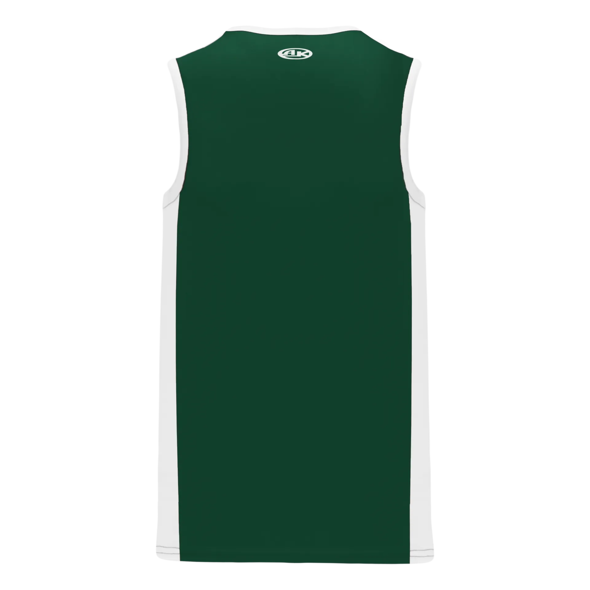 Athletic Knit (AK) B2115M-260 Mens Dark Green/White Pro Basketball Jersey