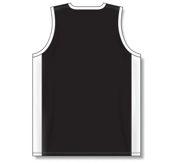 Athletic Knit (AK) B2115Y-221 Youth Black/White Pro Basketball Jersey