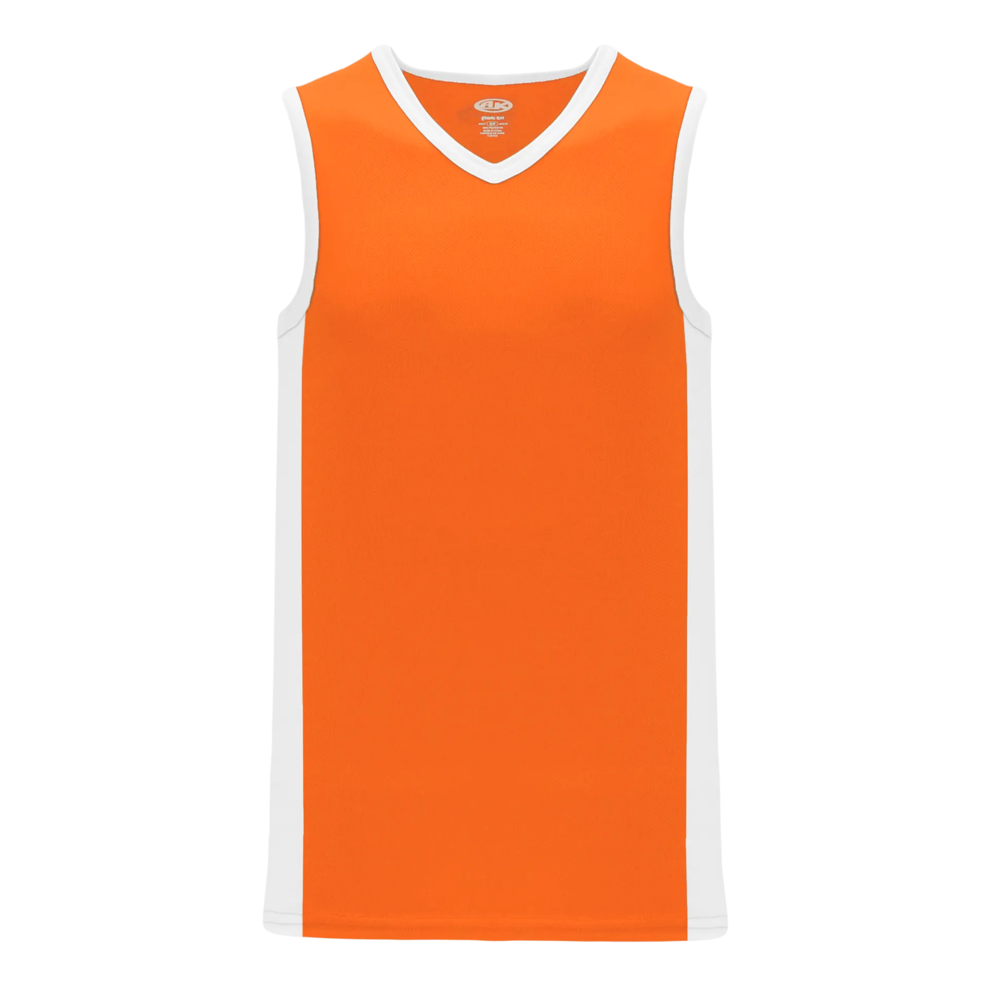 Athletic Knit (AK) B2115Y-238 Youth Orange/White Pro Basketball Jersey