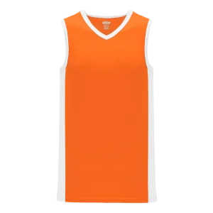 Athletic Knit (AK) B2115Y-238 Youth Orange/White Pro Basketball Jersey