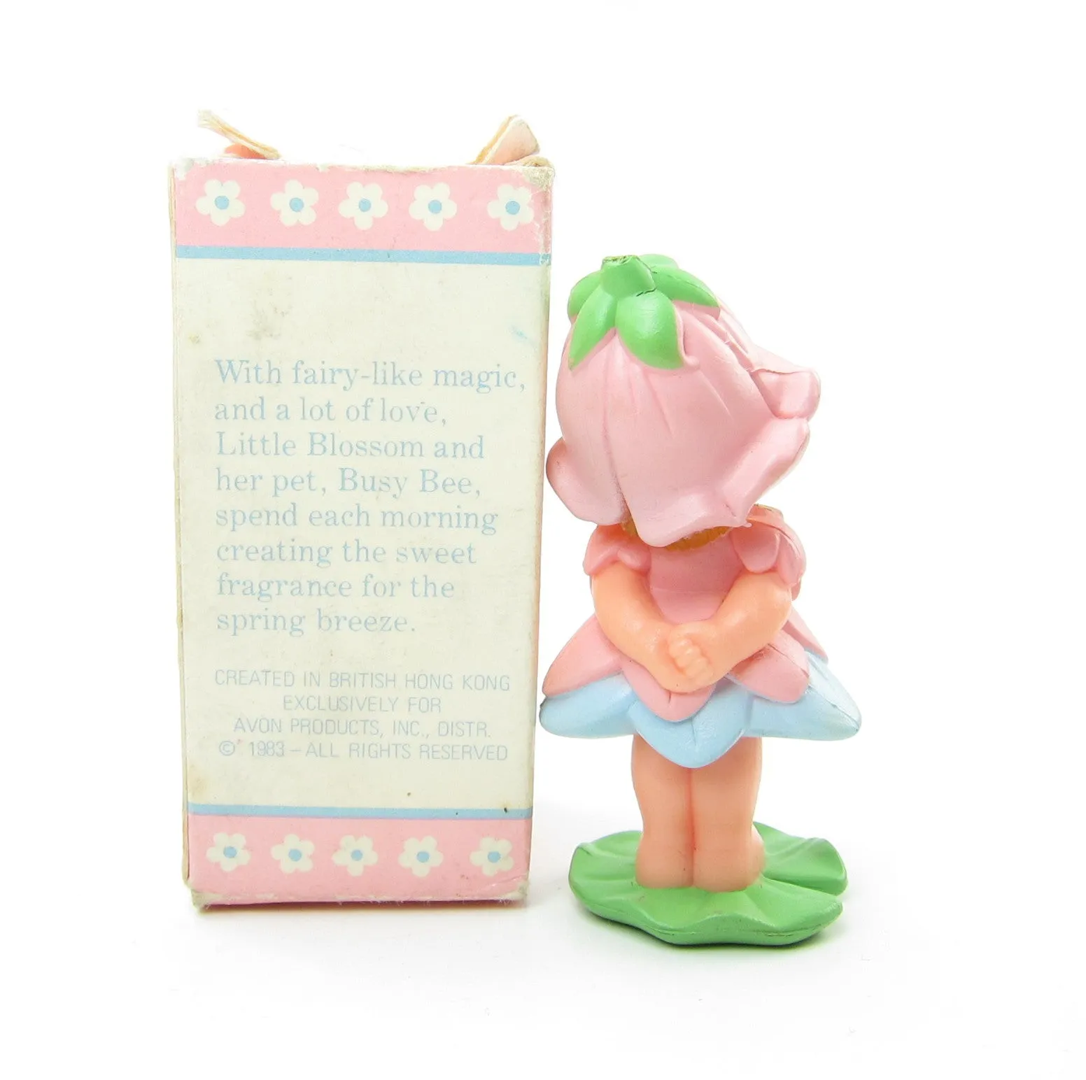 Avon Little Blossom Mini Doll Vintage Miniature Figurine with Box