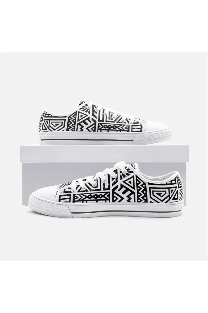 Aztec Warrior Unisex Low Top Canvas Shoes