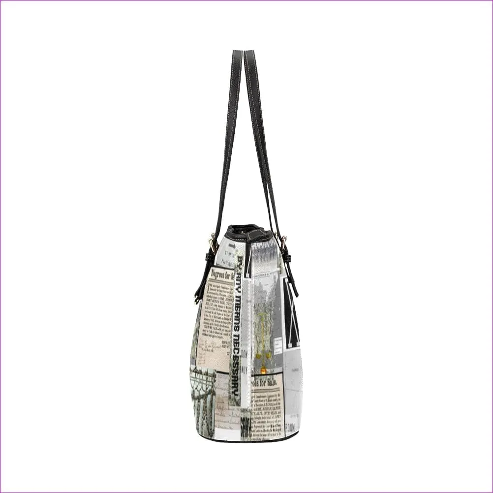 B.A.M.N - By Any Means Necessary Clothing 2 Womens Leather Tote -2 styles