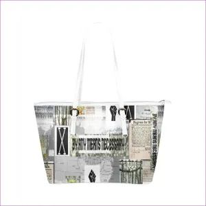 B.A.M.N - By Any Means Necessary Clothing 2 Womens Leather Tote -2 styles