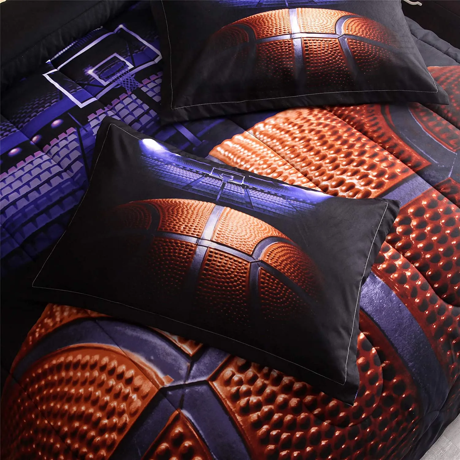 Basketball Court Quilt Bedding Set