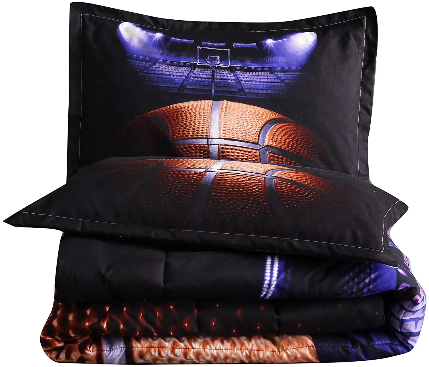 Basketball Court Quilt Bedding Set